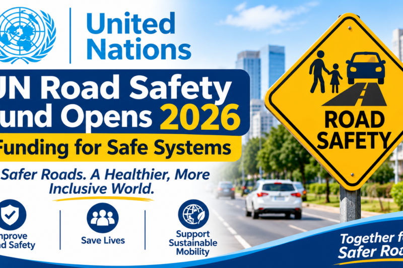 UN Road Safety Fund Opens 2026 Funding for Safe Systems: Grant Opportunities for Road Safety Projects