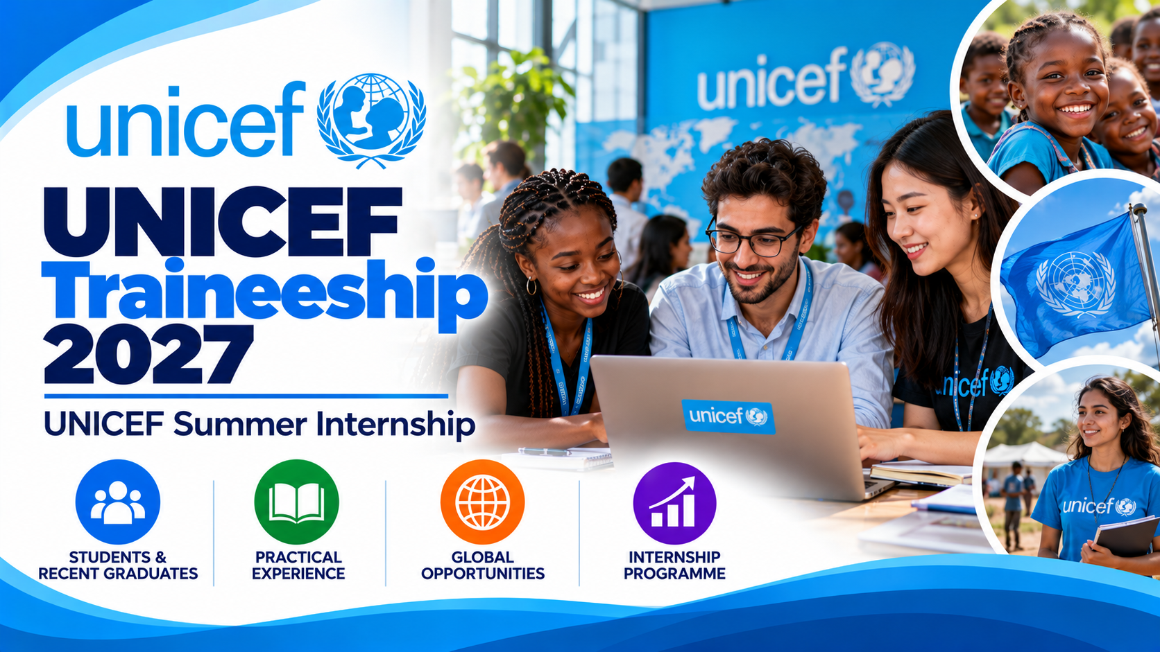 UNICEF Internship Programme 2027: Paid Global Internships for Students and Recent Graduates