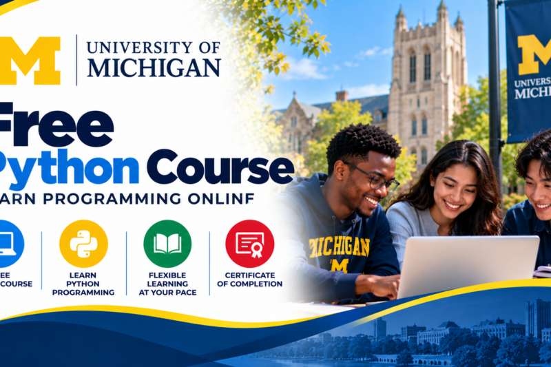 🎓 University of Michigan Free Python Course 2026: Learn Programming Online 💻🌍